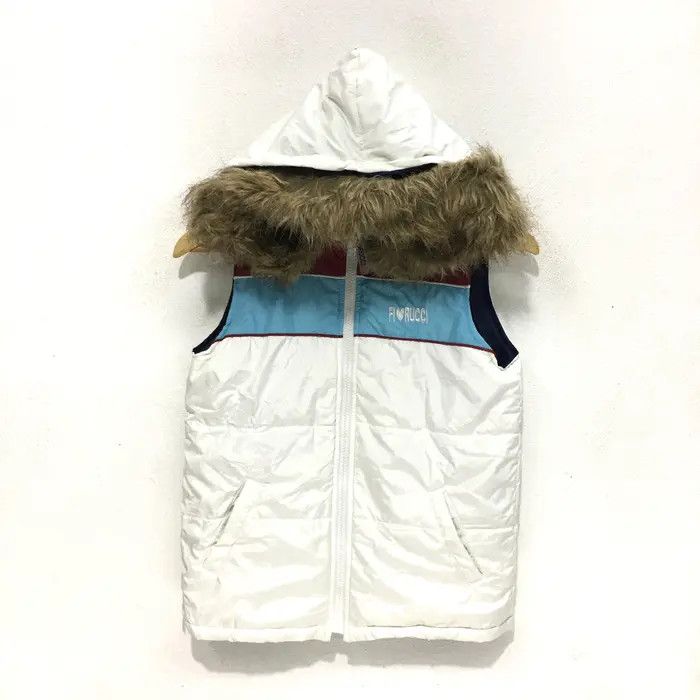 Fiorucci Vtg FIORUCCI PARIS Ski Puffer Jacket Hoodie Sweater Coat Size S / US 4 / IT 40 - 1 Thumbnail