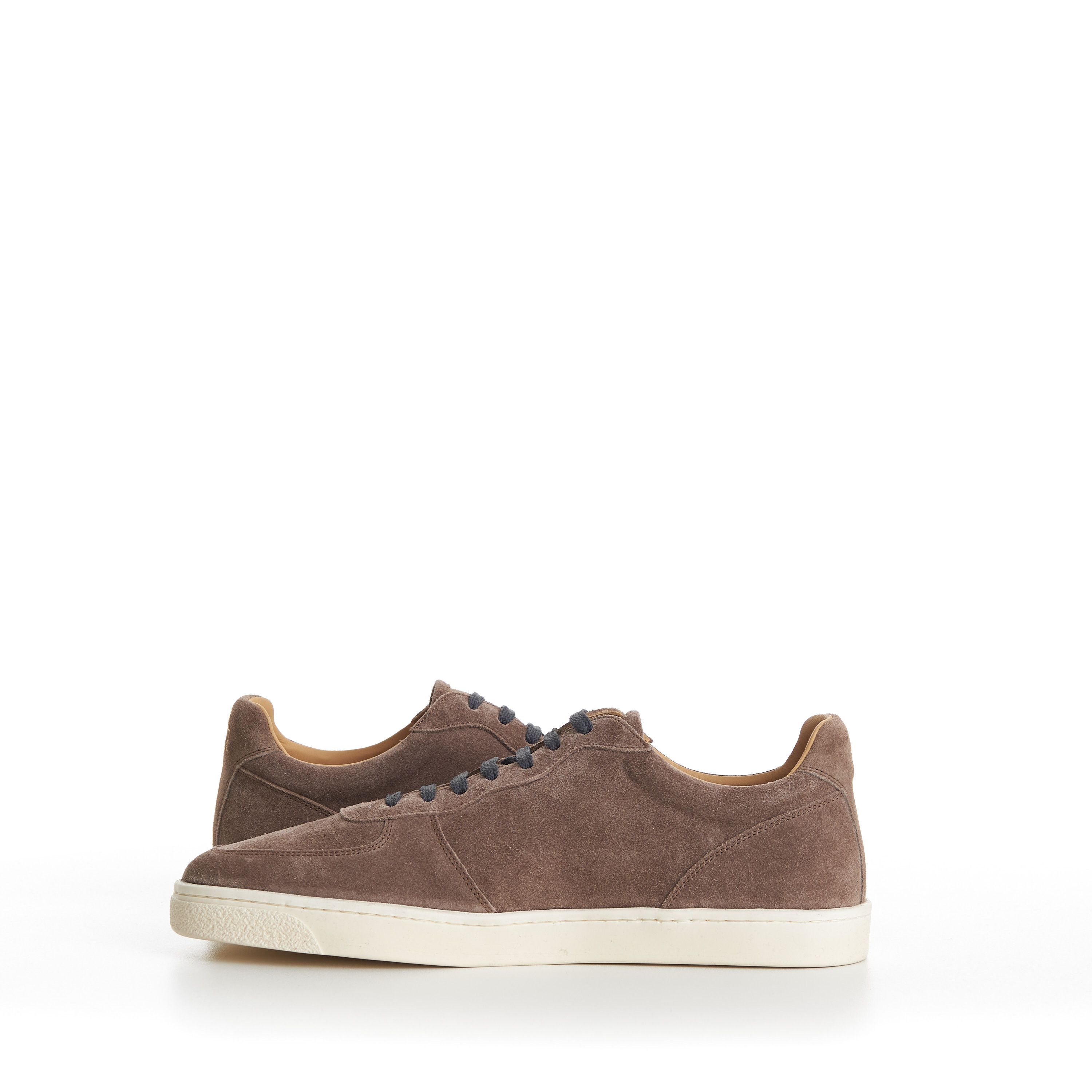 Brunello Cucinelli Suede Sneakers With Natural Rubber Sole (Discolored soles) Size US 10 / EU 43 - 9 Thumbnail