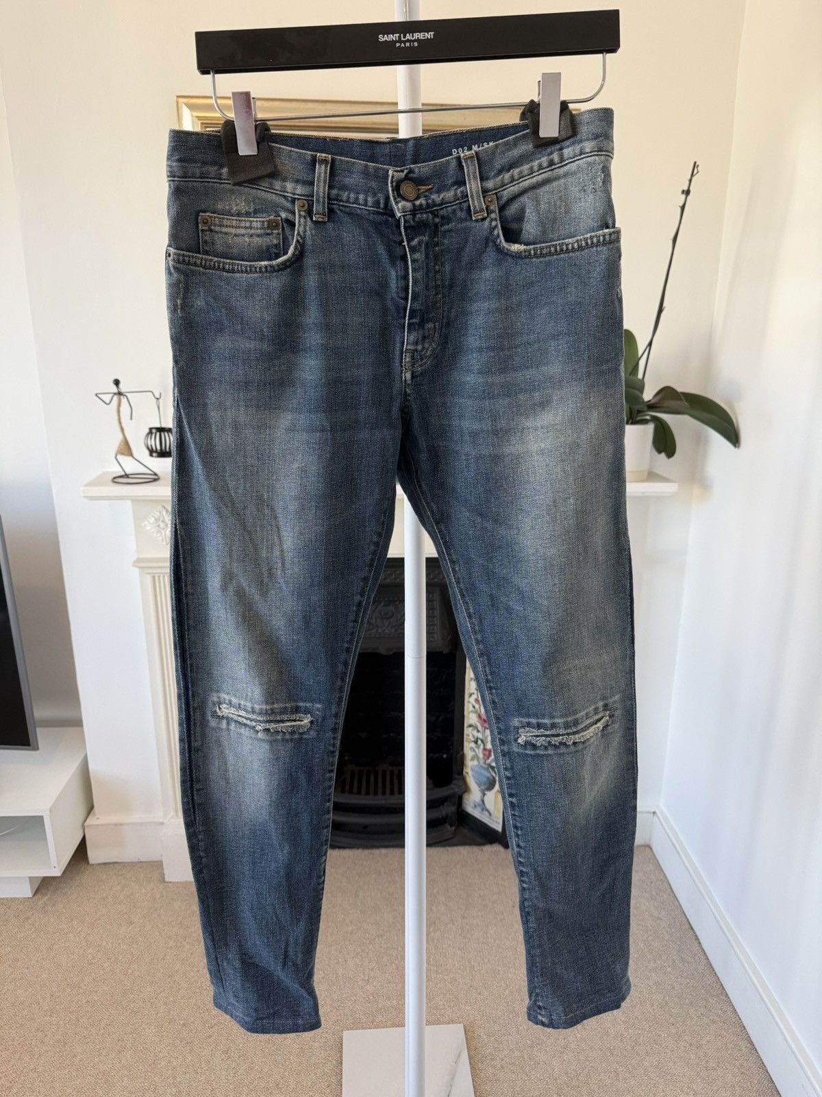Saint Laurent Paris FW15 Saint Laurent D02 Skinny-Fit Denim Jeans Size US 31 - 1 Thumbnail