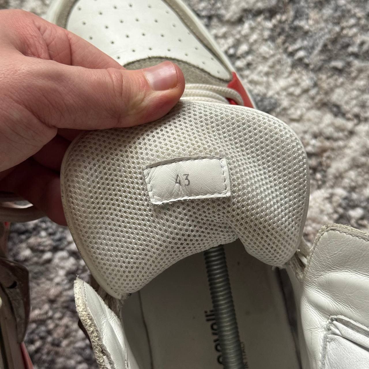 Just Cavalli Just Cavalli Tiger Tooth High-Top Oversize Leather Sneakers Size US 9.5 / EU 42-43 - 10 Thumbnail
