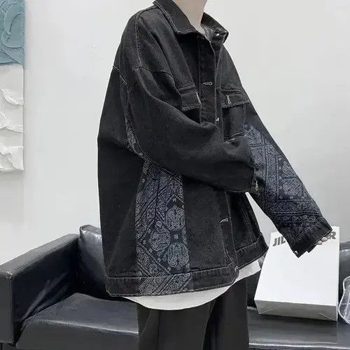 Hypebeast 💥New Limited Release Side Bandana Denim Jacket Size US L / EU 52-54 / 3 - 2 Thumbnail