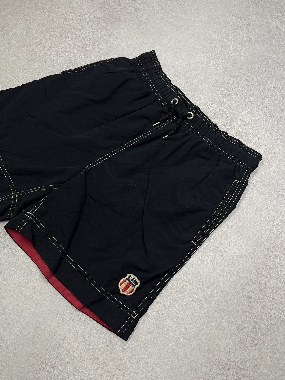 Polo Ralph Lauren Vintage Polo Ralph Lauren Jeans Company Black Shorts Y2K Size US 30 / EU 46 - 3 Thumbnail