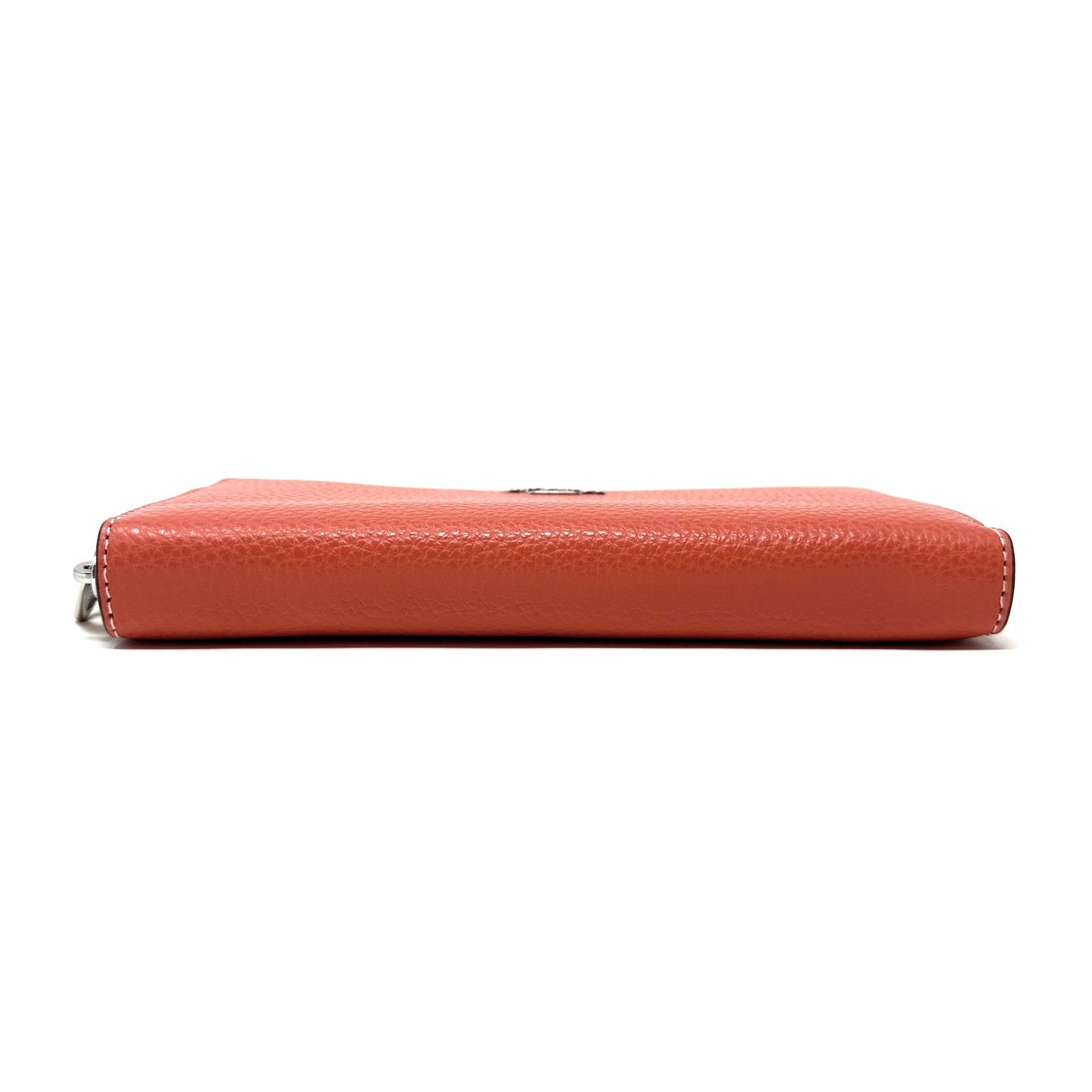 Coach Coach Long Zip Around Wallet Signature Canvas Orange CK427 Size ONE SIZE - 8 Thumbnail