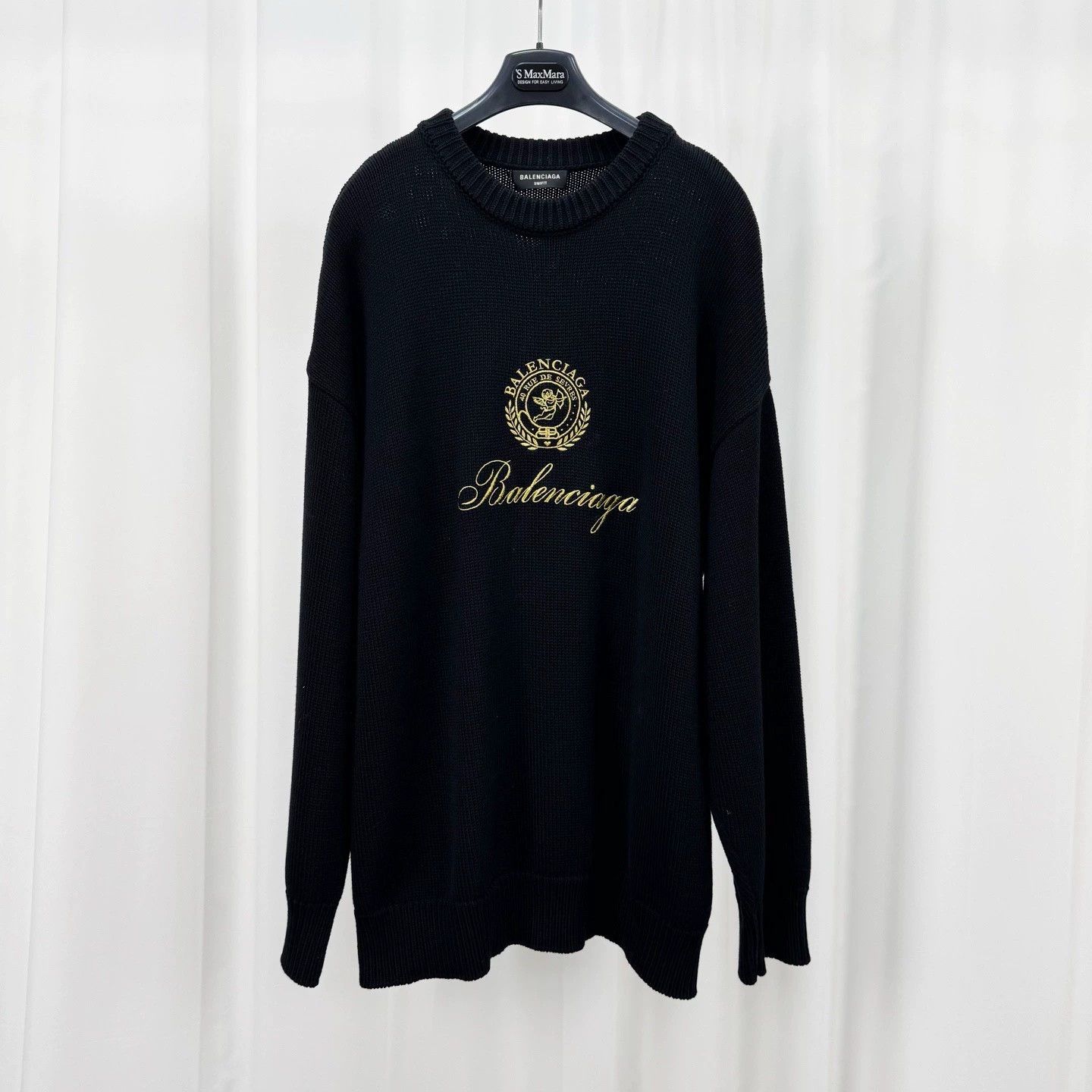 Balenciaga Balenciaga Cupid Embroidered Sweater - dmc Size US S / EU 44-46 / 1 - 1 Thumbnail