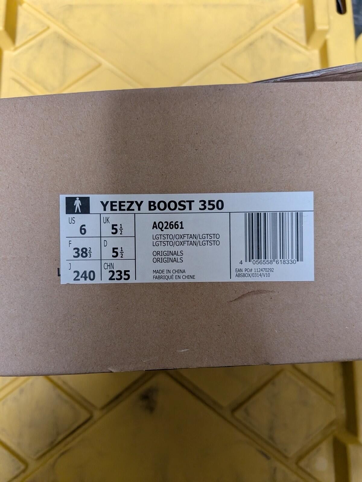 Adidas adidas Yeezy Boost 350 AQ2661 Oxford Tan US6 Size US 6 / EU 39 - 7 Thumbnail