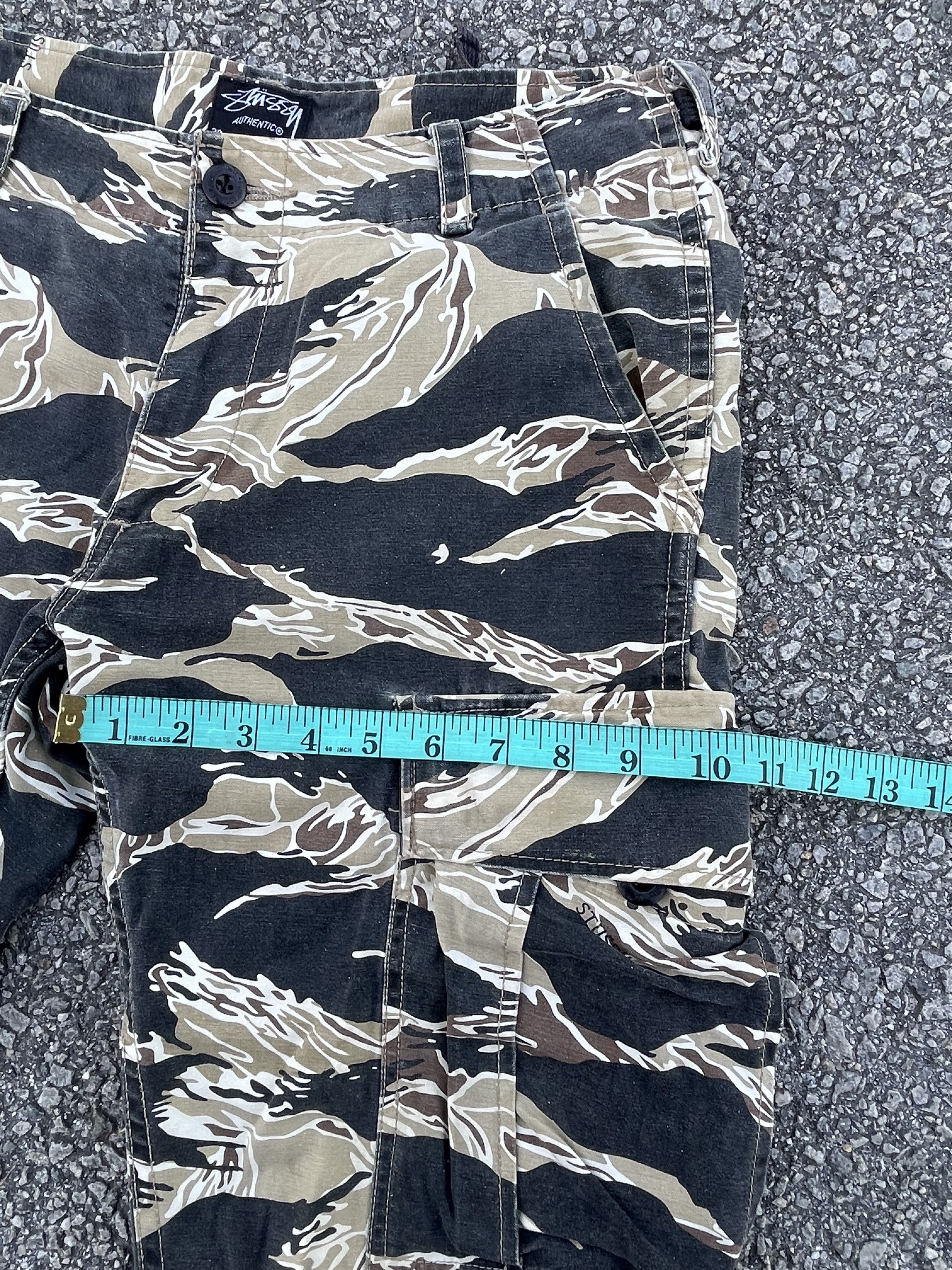 Stussy Stussy Tiger Stripe Camo Cargo Kendrick Lamar Size US 33 - 11 Thumbnail