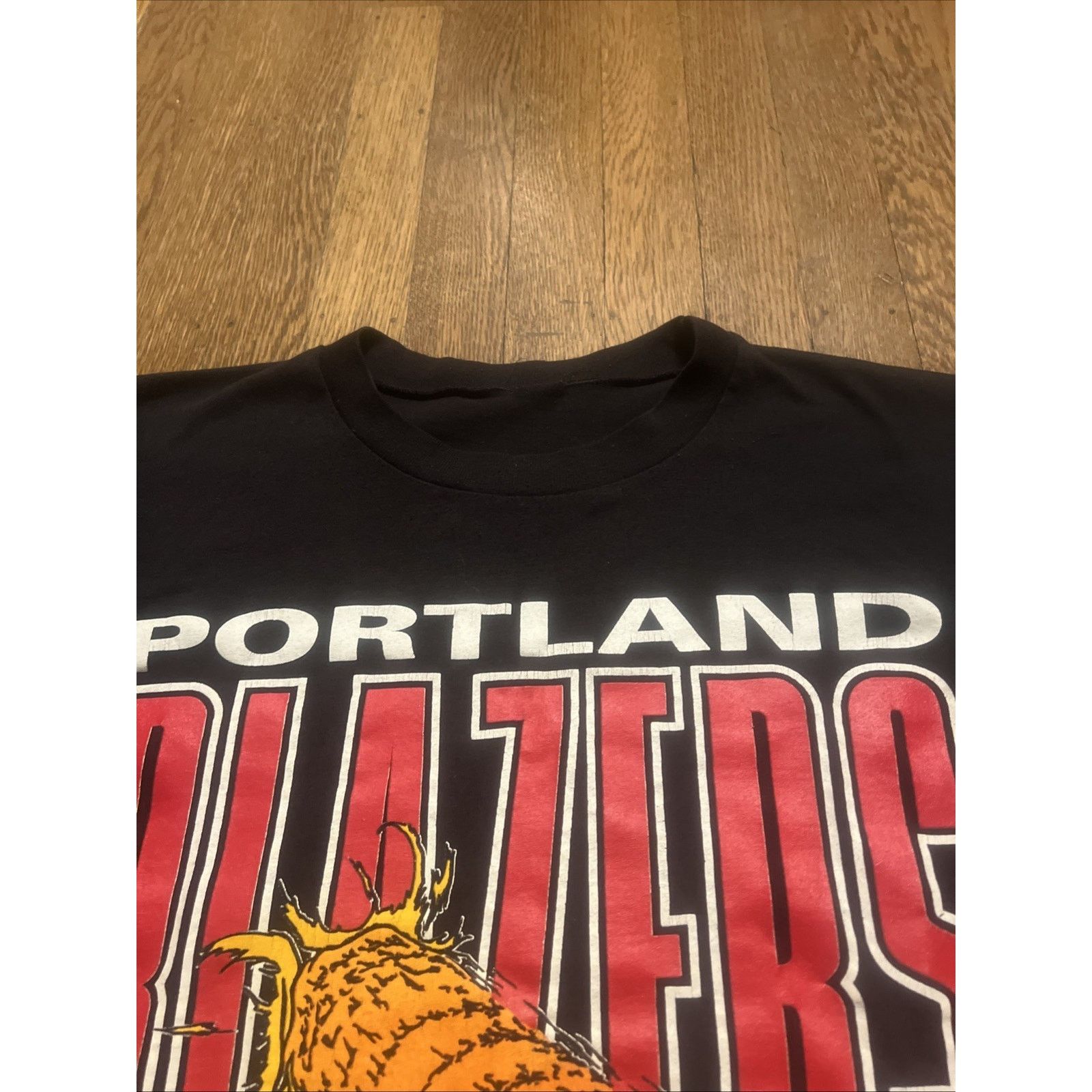 (+)PEOPLE Vintage 90’s Portland Trailblazers NBA Graphic T Shirt 2XL Size US XXL / EU 58 / 5 - 7 Thumbnail