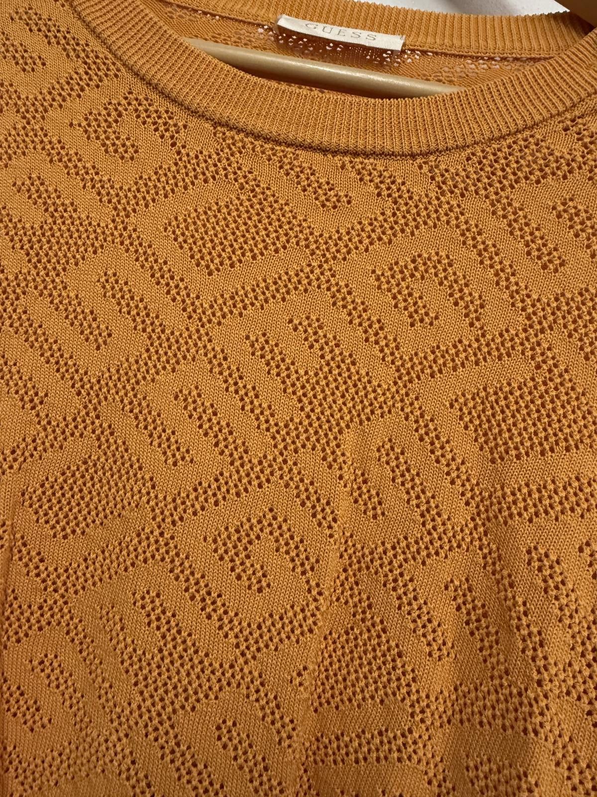 Guess Guess Orange Patterned Knit Sweater Size S Size S / US 4 / IT 40 - 3 Thumbnail