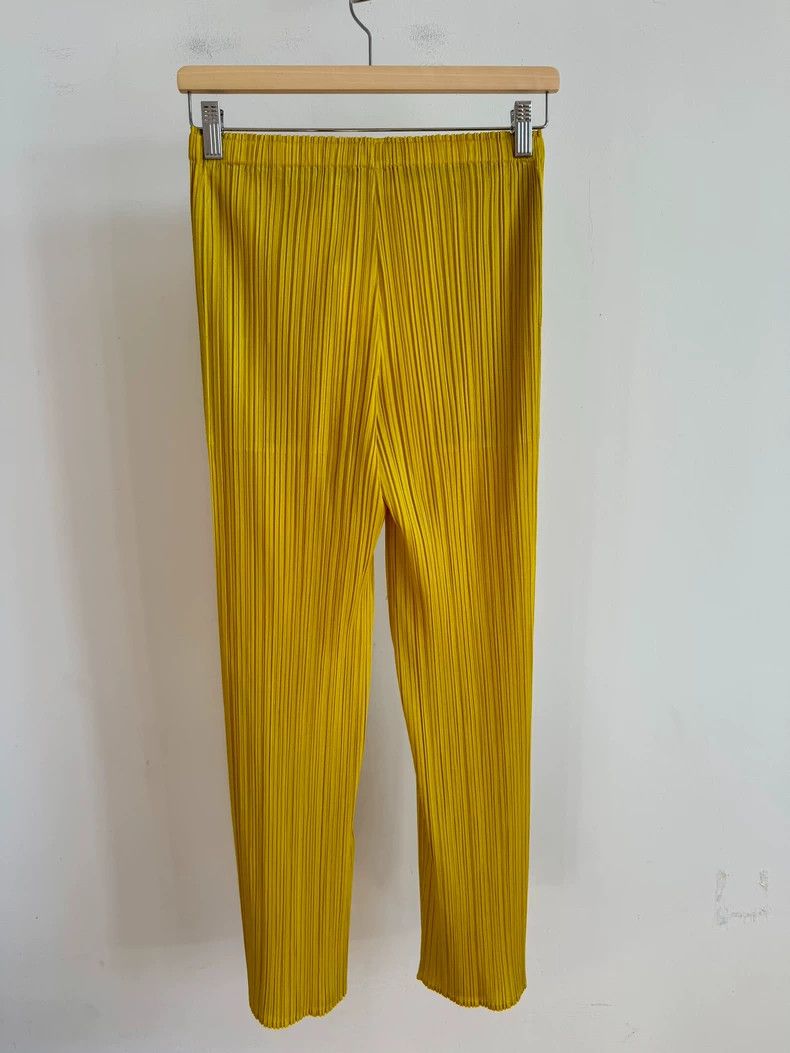 Issey Miyake issey miyake size:3 Yellow trousers 2505-Nextarrow Size US 26 / EU 42 - 2 Thumbnail