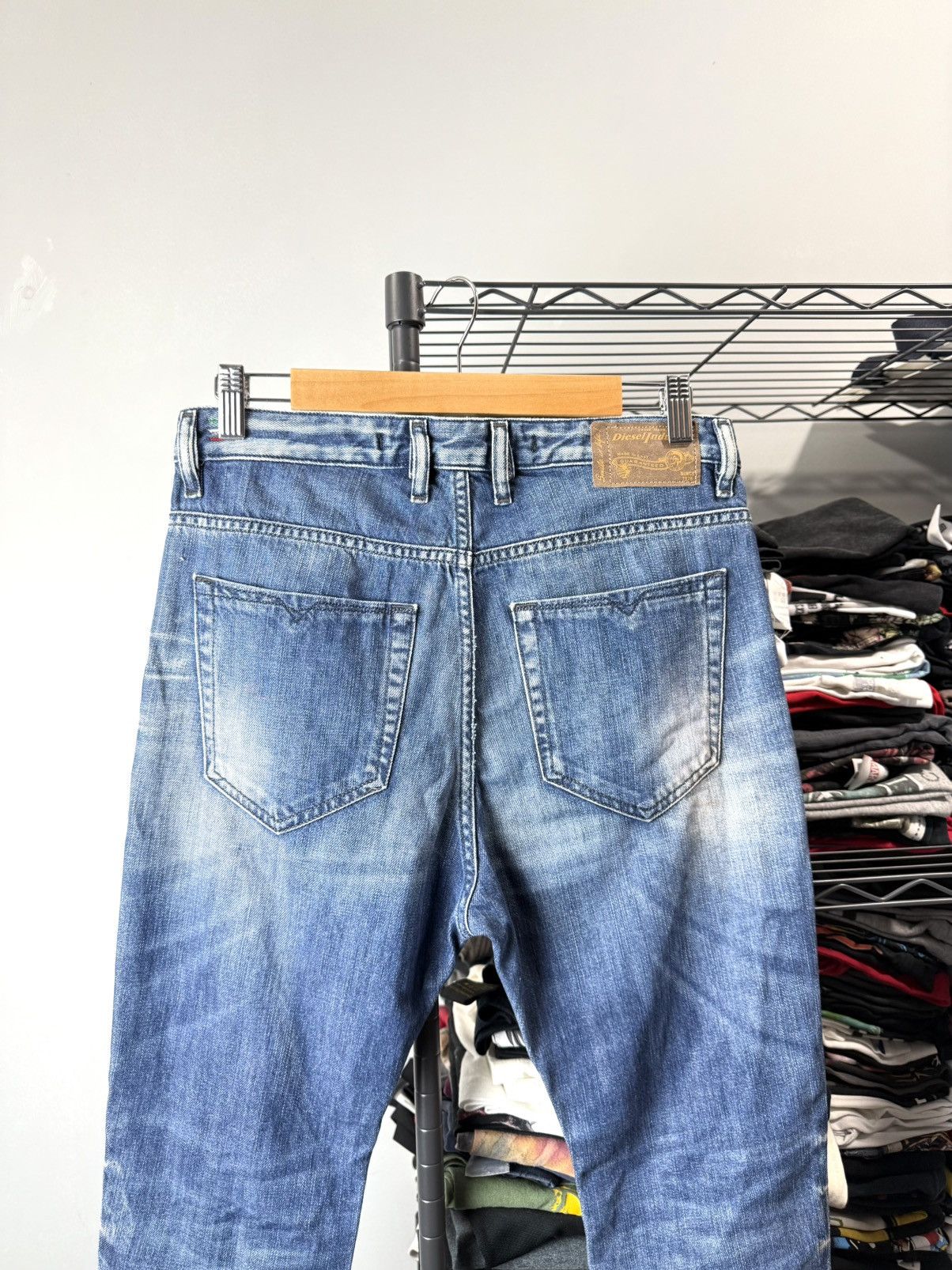Diesel Vintage Diesel Archive Denim Pants Designer Y2K Affiction Size US 26 / EU 42 - 9 Thumbnail