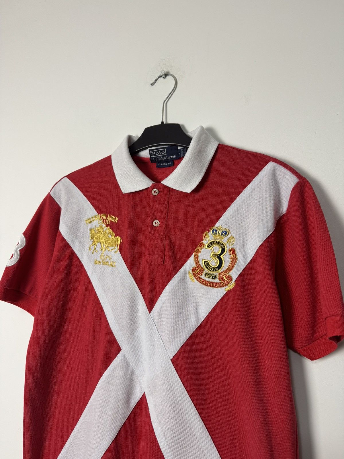 Polo Ralph Lauren Polo Ralph Lauren Polo shirt “333” Big Logo Streetwear Y2K Size US L / EU 52-54 / 3 - 6 Thumbnail