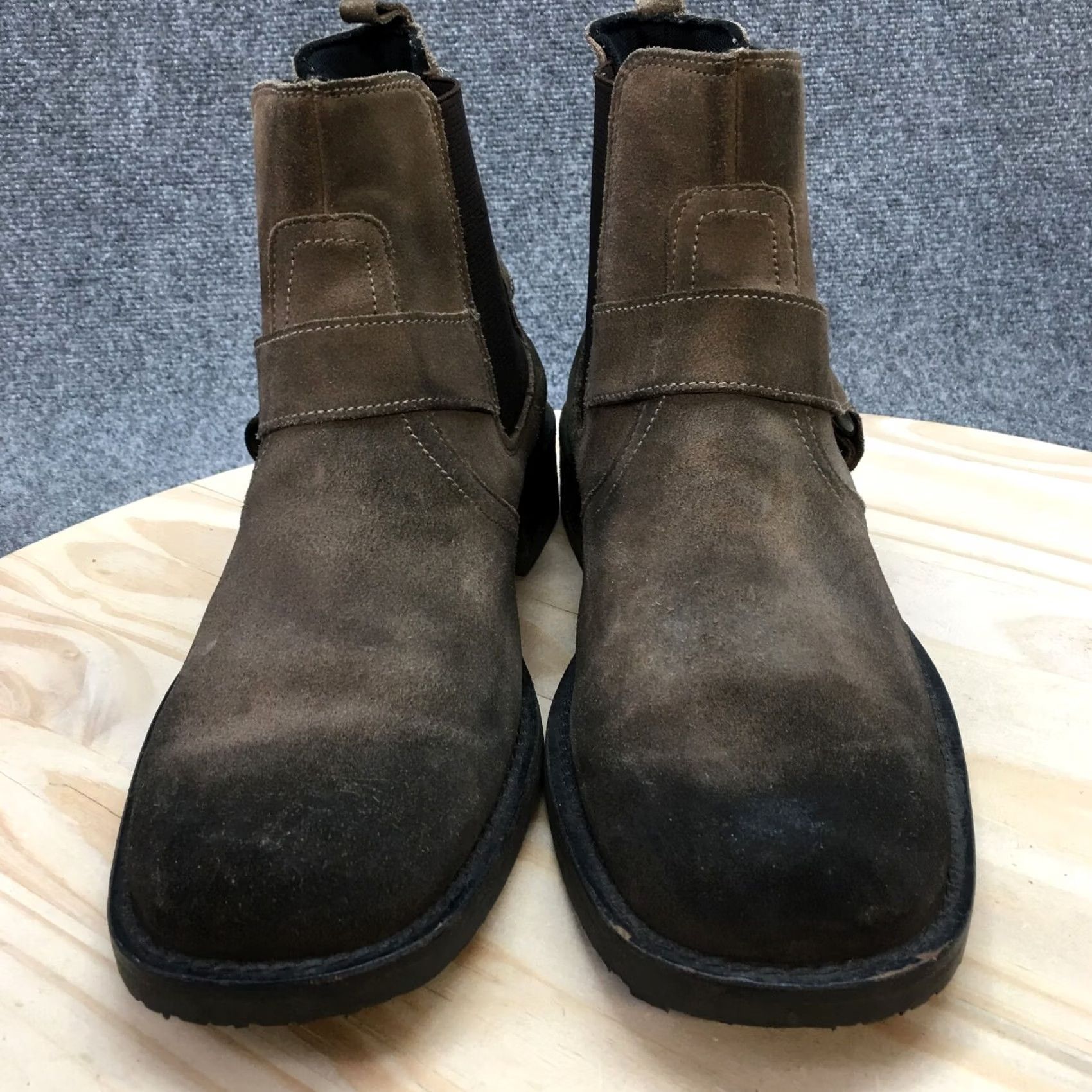 Vintage Rocket Dog Boots Womens 11 Ankle Chelsea Harness Casual Brown Leather Pull On Size US 11 / IT 41 - 4 Thumbnail