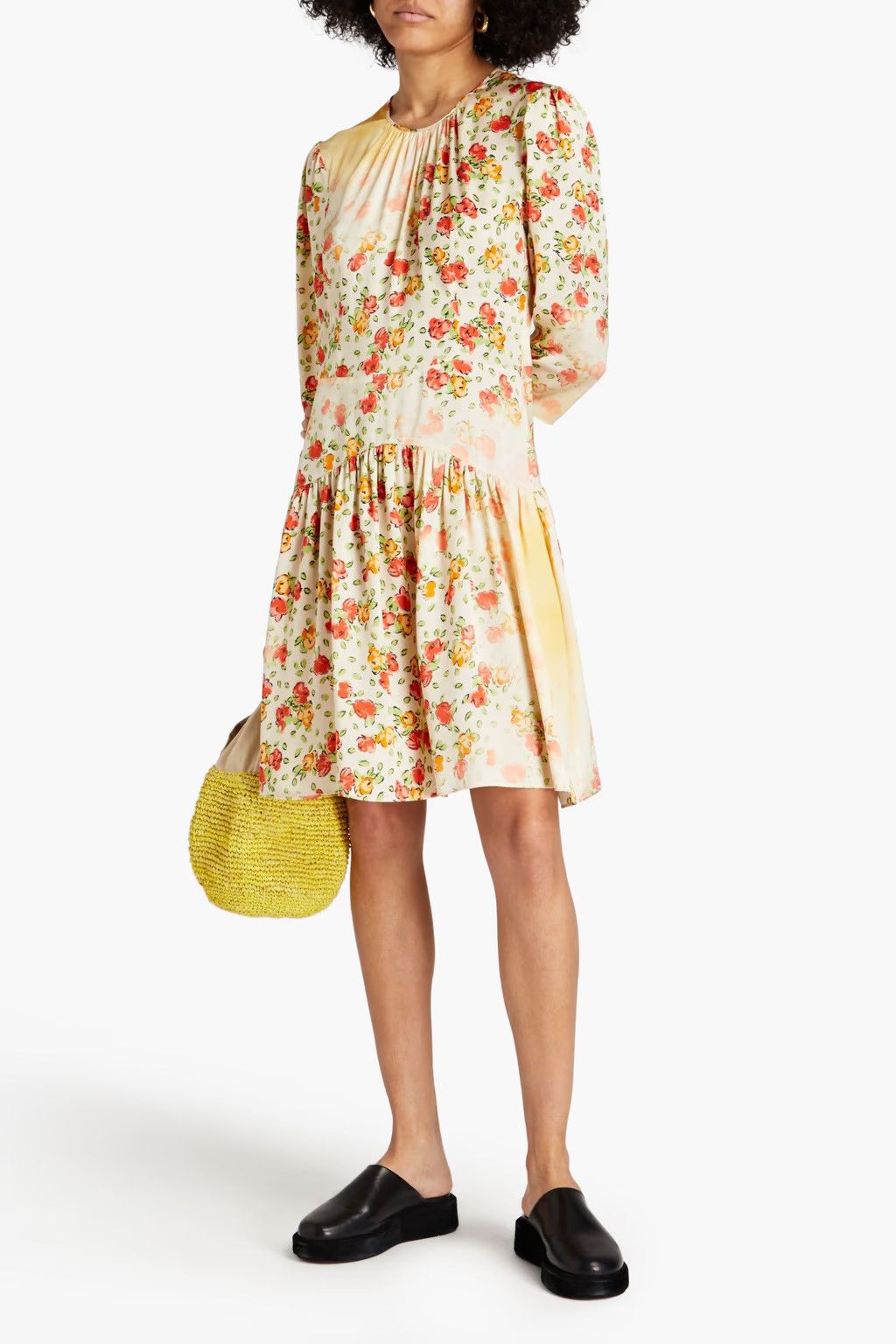 Marni o1y1025 Midi Dress in Multicolor Size M / US 6-8 / IT 42-44 - 2 Thumbnail