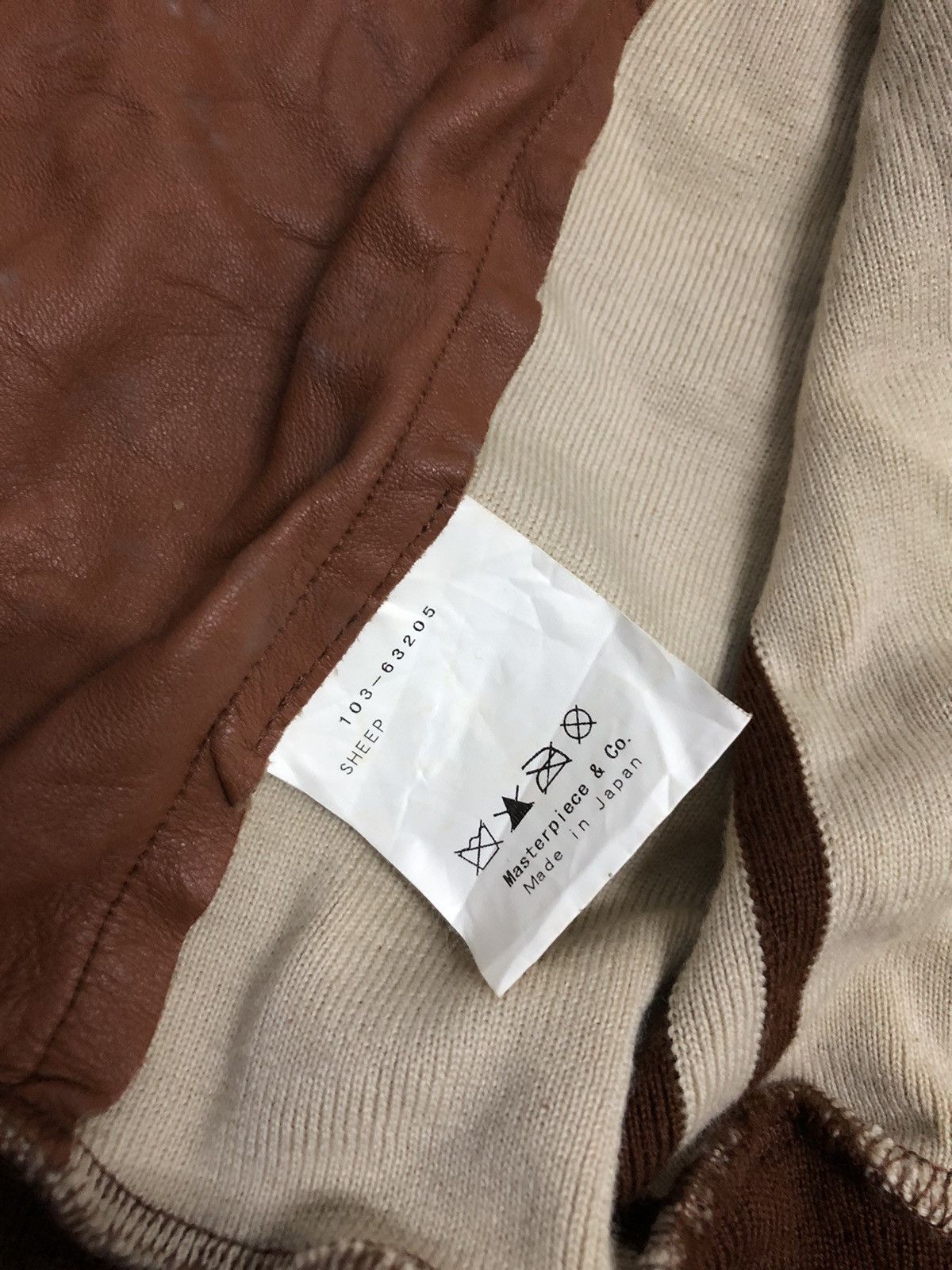 MasterPiece Vintage Scye Masterpiece & Co Sheep Leather Jacket Size US S / EU 44-46 / 1 - 5 Thumbnail