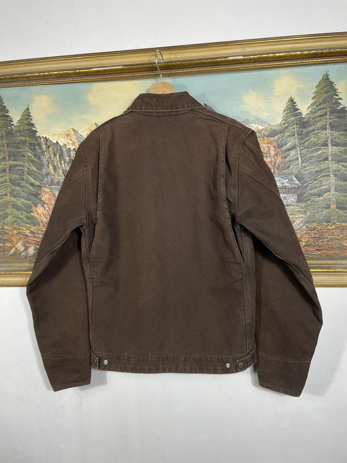 Carhartt Carhartt Retro 00s Denim Jacket Distressed Workwear Skate Size US S / EU 44-46 / 1 - 8 Thumbnail
