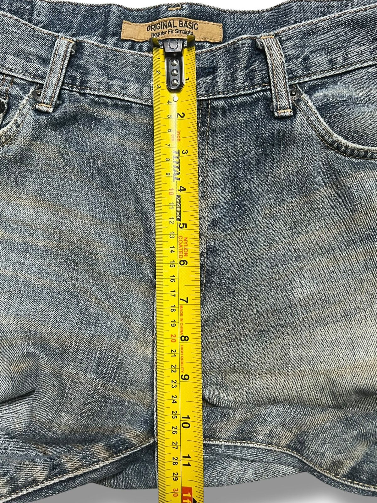 Uniqlo Loose Uniqlo S-002 Japan - Faded Rusty Wash Jeans Size US 35 - 15 Thumbnail