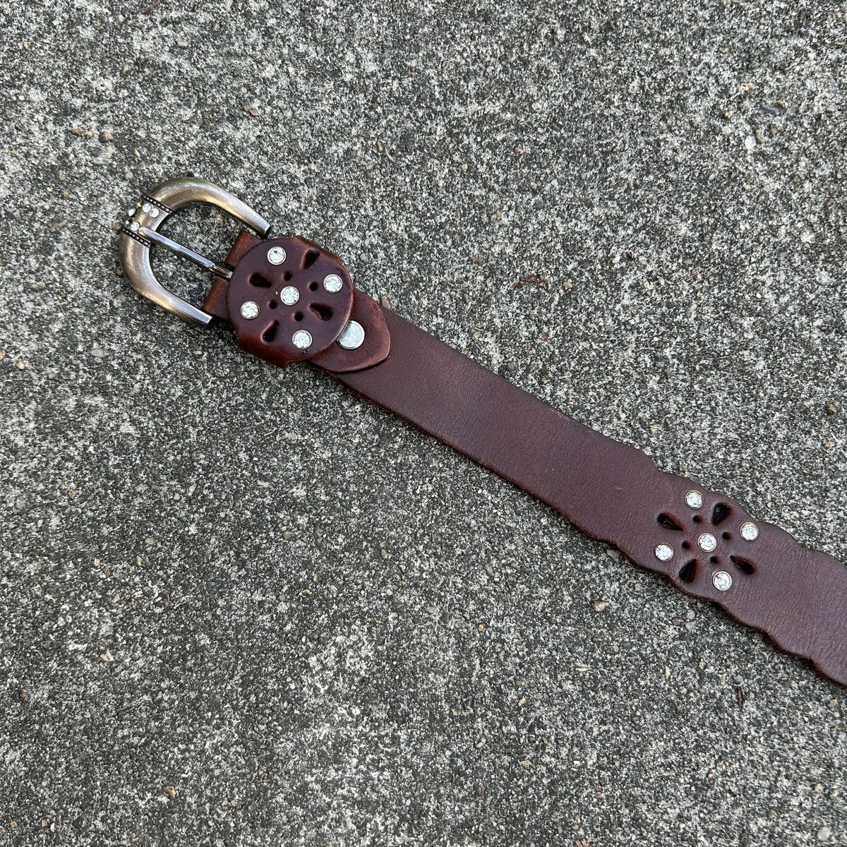 Vintage Vintage studded leather belt (Kapital Style) Size ONE SIZE - 9 Thumbnail