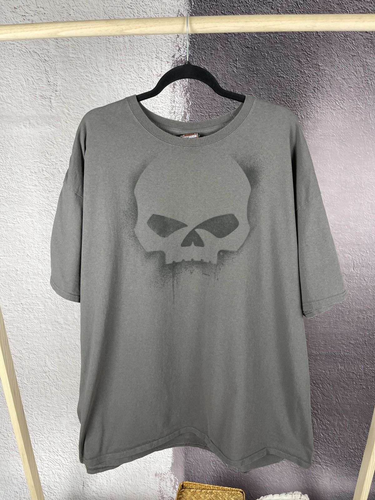 Harley Davidson Harley-Davidson tee Mens 3XL Skull Punisher Graphic Aargau Size US XXL / EU 58 / 5 - 3 Thumbnail