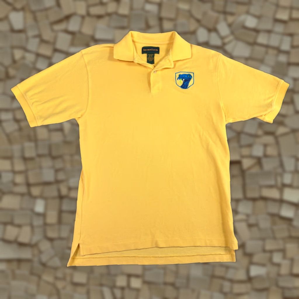 Izod VINTAGE Izod Club Polo Shirt Polo Adult SMALL Yellow 90s Viper Snake Preppy Golf Mens Size US S / EU 44-46 / 1 - 1 Thumbnail