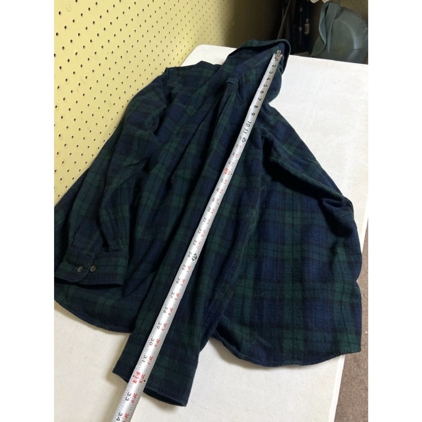 Vintage LL Bean Flannel Shirt Mens XL Black Watch Scotch Plaid Button Down 228061 Size US XL / EU 56 / 4 - 4 Thumbnail