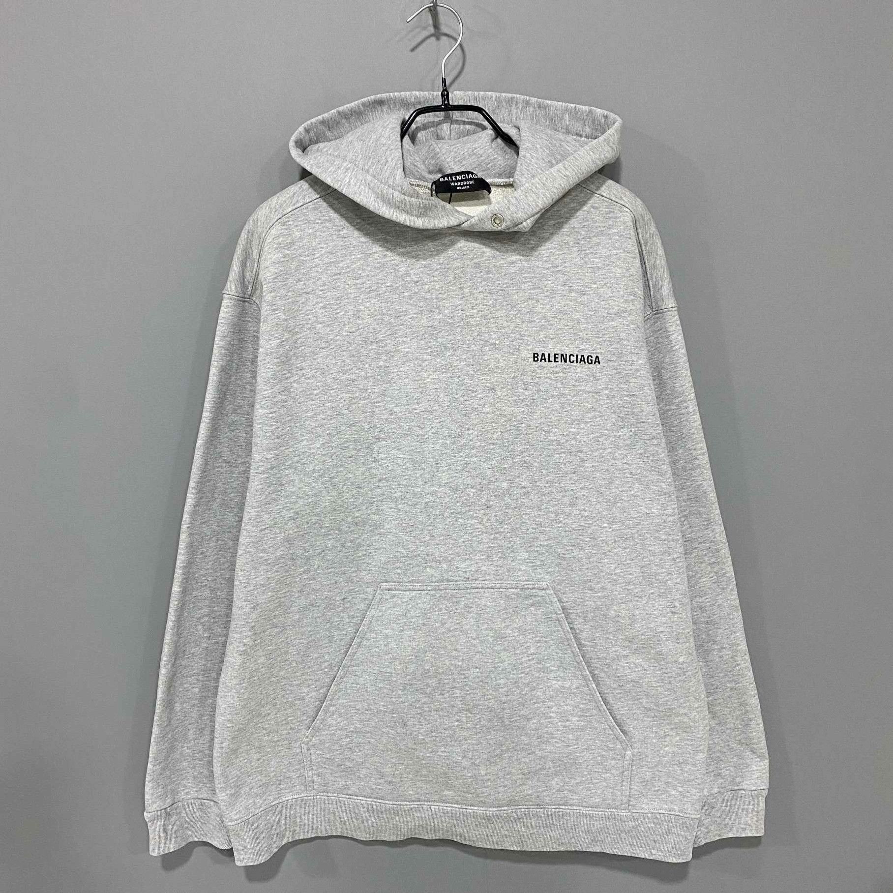 Balenciaga Balenciaga Retro Gray Hoodie XS Women Size XS / US 0-2 / IT 36-38 - 1 Thumbnail