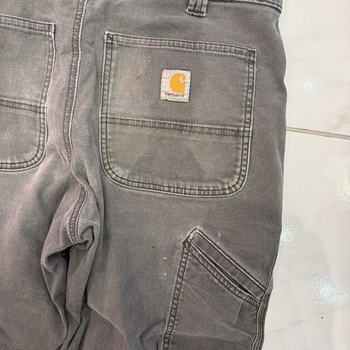 Carhartt Carhartt Grey Relaxed Fit Pants - 32 x 30 Size US 33 - 9 Thumbnail
