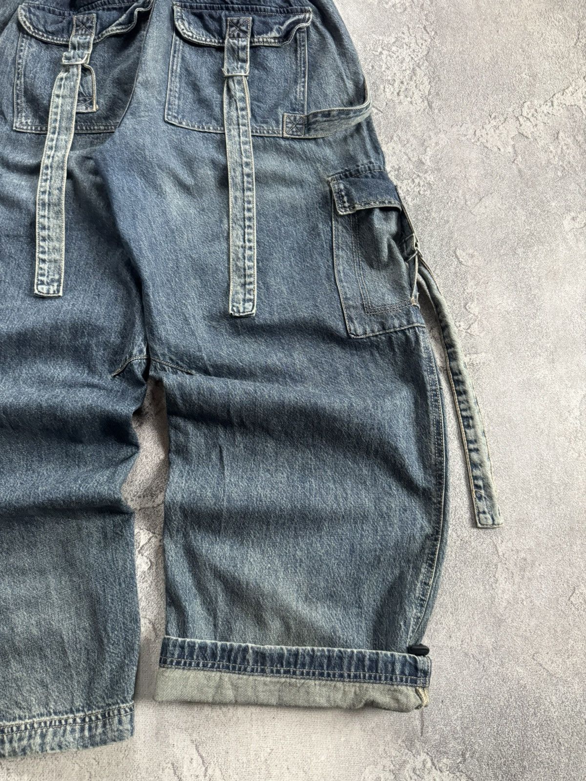 If Six Was Nine Retro 90s pants jeans baggy cargo trouser Multipocket L.G.B. Size 28" / US 6 / IT 42 - 3 Thumbnail