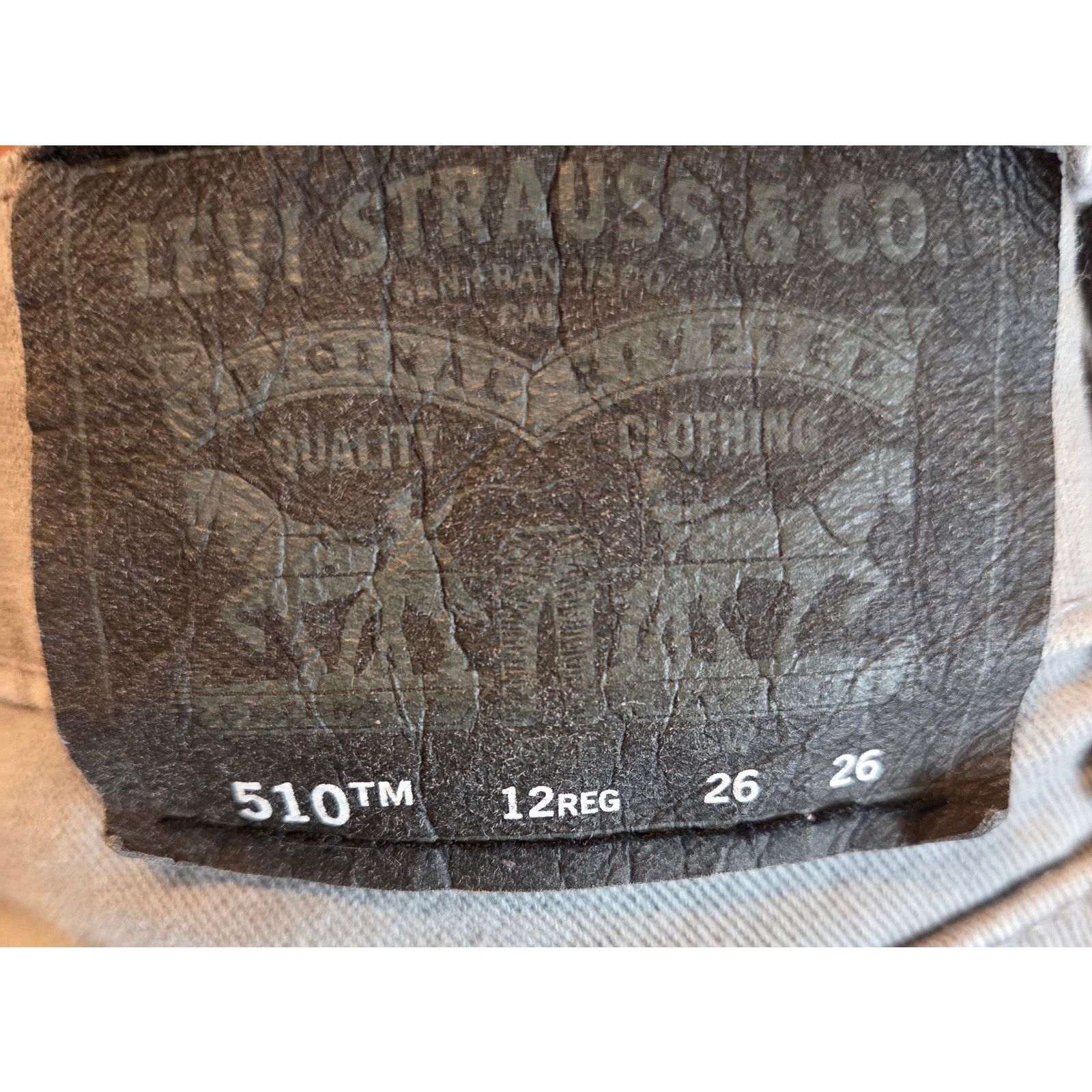 Levi's Levi's 510 Acid Wash Distressed Skinny Jeans - 26x26 Size 26" / US 2 / IT 38 - 6 Thumbnail
