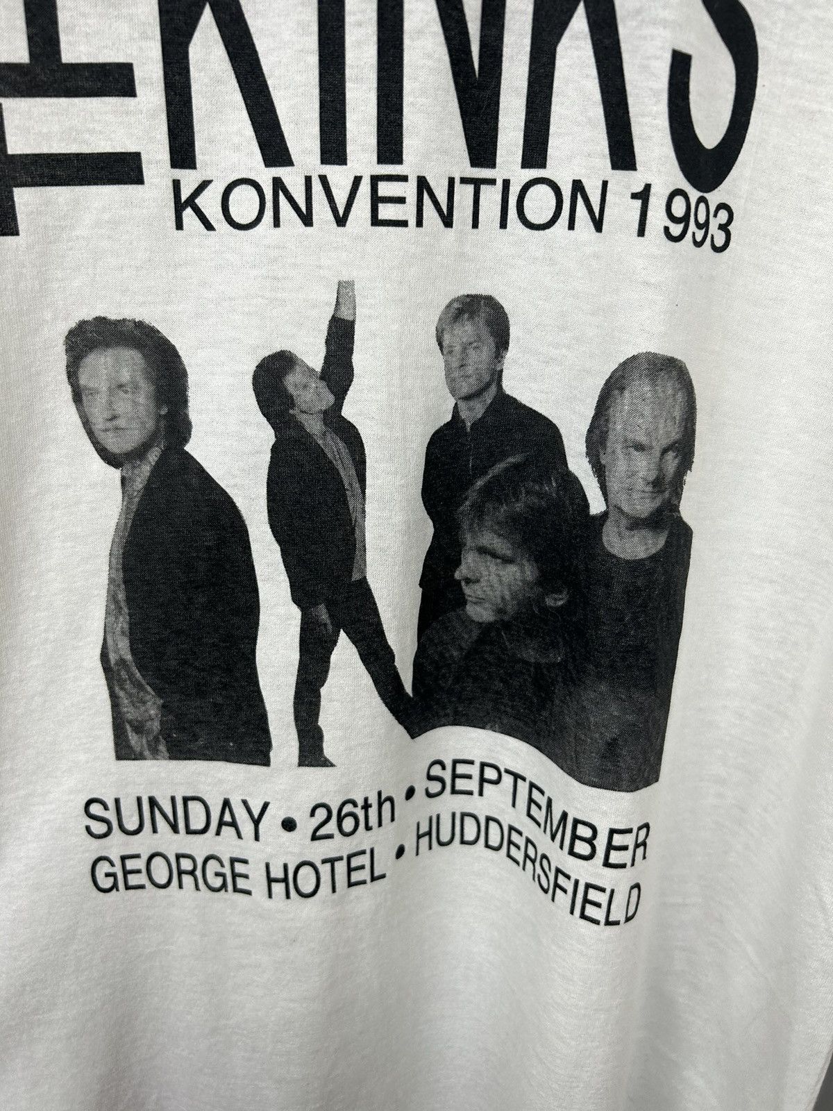 Band Tees × Vintage Vintage 1993 The Kinks Konvention Now and Then T shirt Size US L / EU 52-54 / 3 - 9 Thumbnail