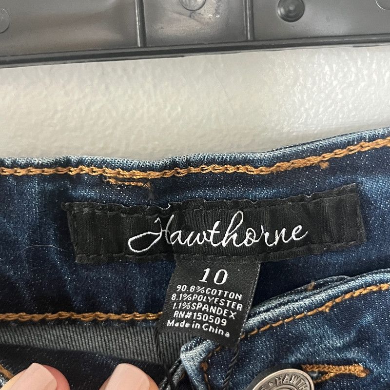 Hartford Hawthorne Women's Step Hem Denim Jeans Dark Blue 10 Size 29" - 5 Thumbnail