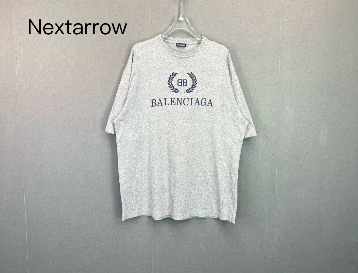 Balenciaga BALENCIAGA Print Alphabet Long Short Sleeve 2412-Nextarrow Size US M / EU 48-50 / 2 - 1 Thumbnail