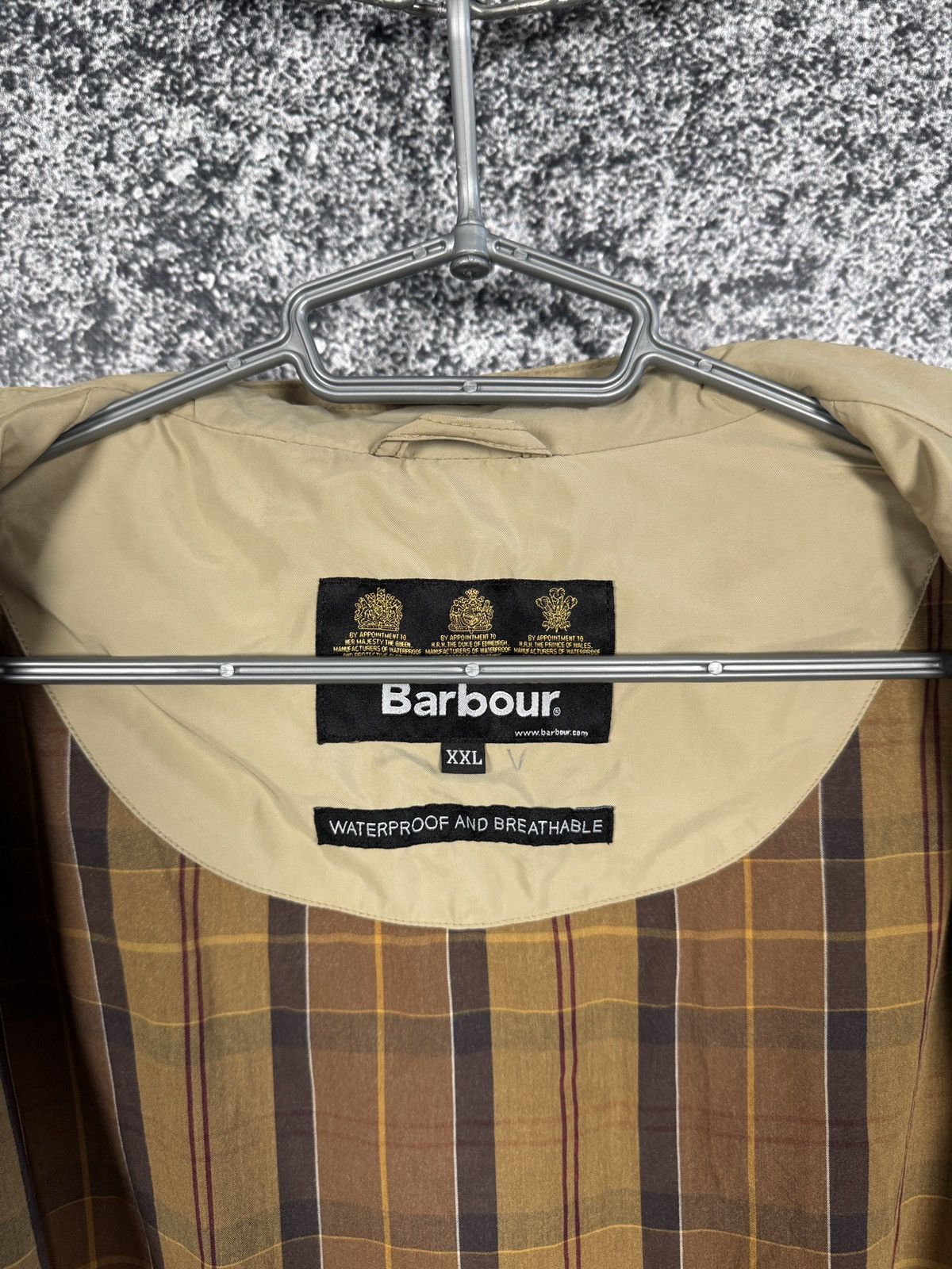 Barbour Barbour Lightweight Mettalic Flyer Beige Jacket Military XXL Size US XXL / EU 58 / 5 - 11 Thumbnail