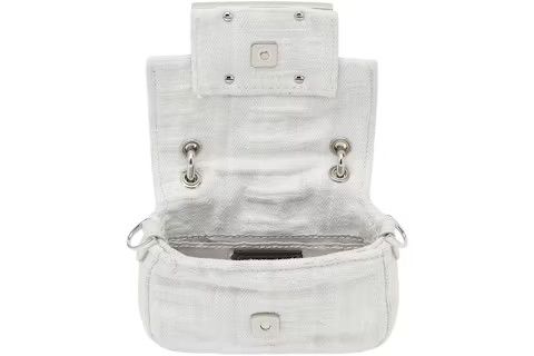 Fendi o1loc1c0824 Size: OS / Baguette Maxi Handle in White Size ONE SIZE - 3 Thumbnail