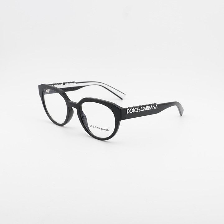 Dolce & Gabbana Dolce & Gabbana DG5113 501 Eyeglasses Square Black 53mm Size ONE SIZE - 3 Thumbnail