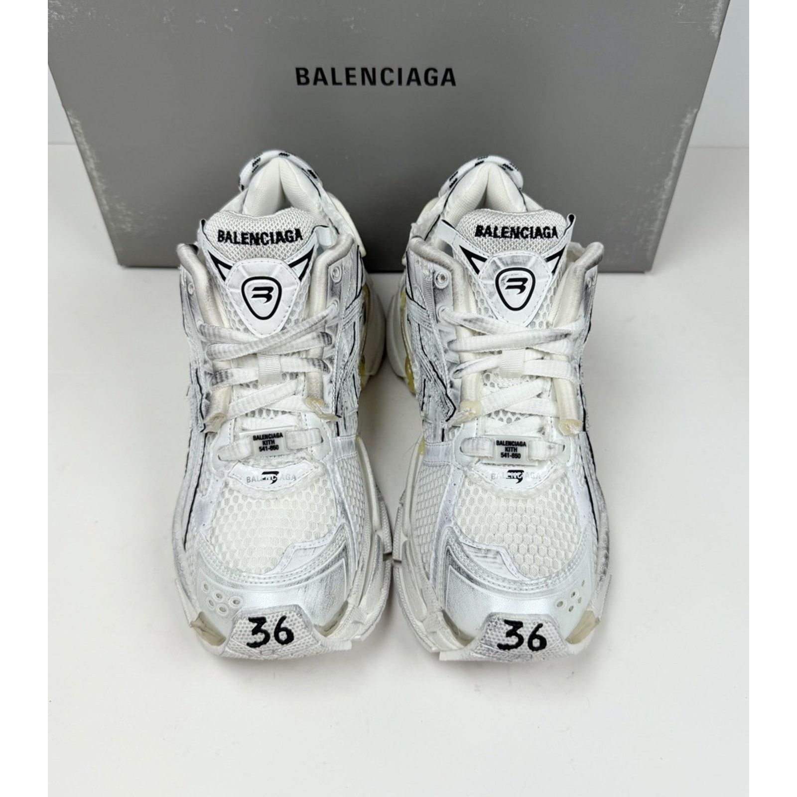 Balenciaga Size 36EU/6W - Balenciaga Runner Kith Distressed NEW Size US 6 / IT 36 - 3 Thumbnail