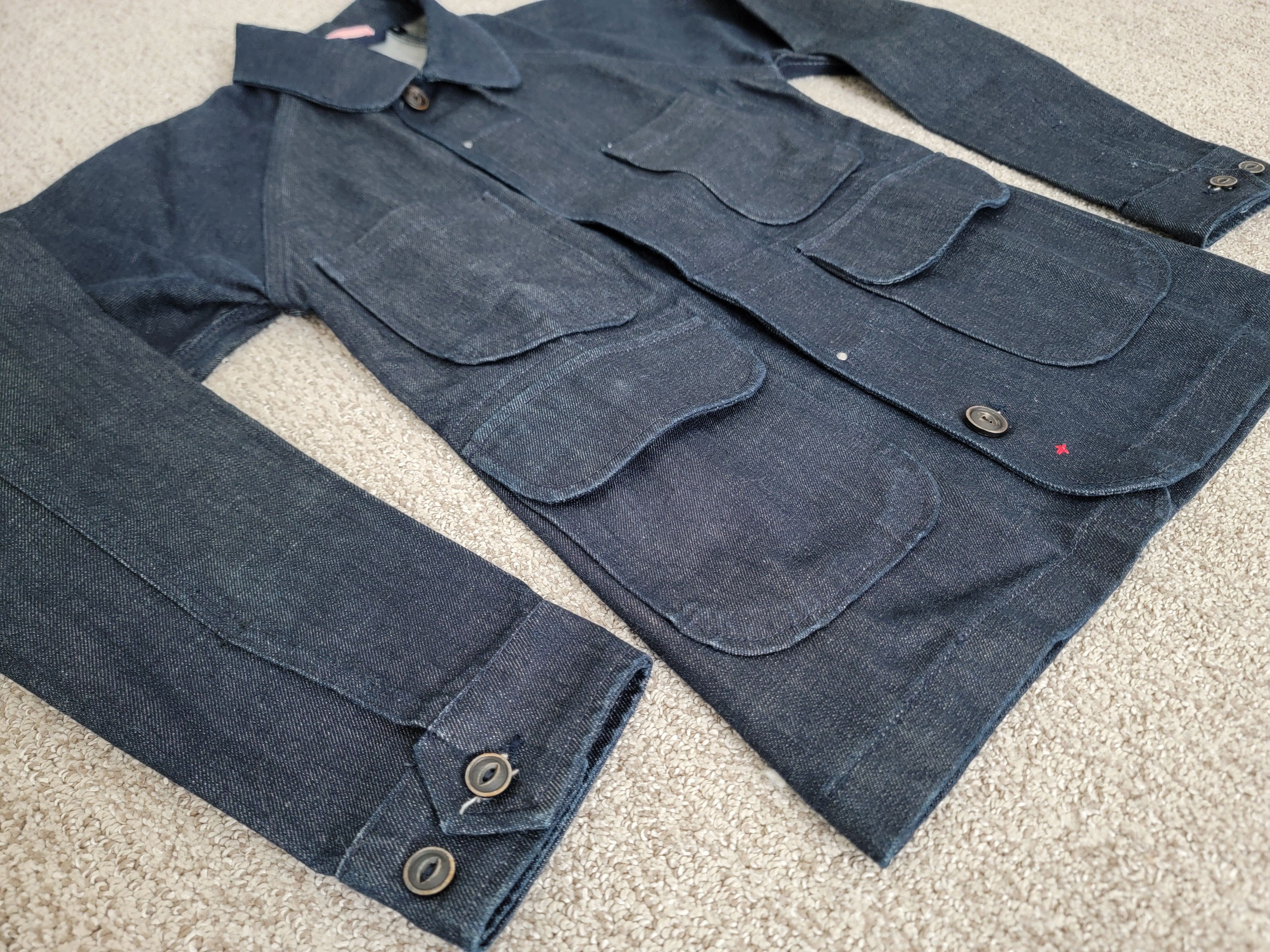 Apolis APOLIS x Huckberry Selvage Denim Chore Jacket - Size XS Size US XS / EU 42 / 0 - 4 Thumbnail