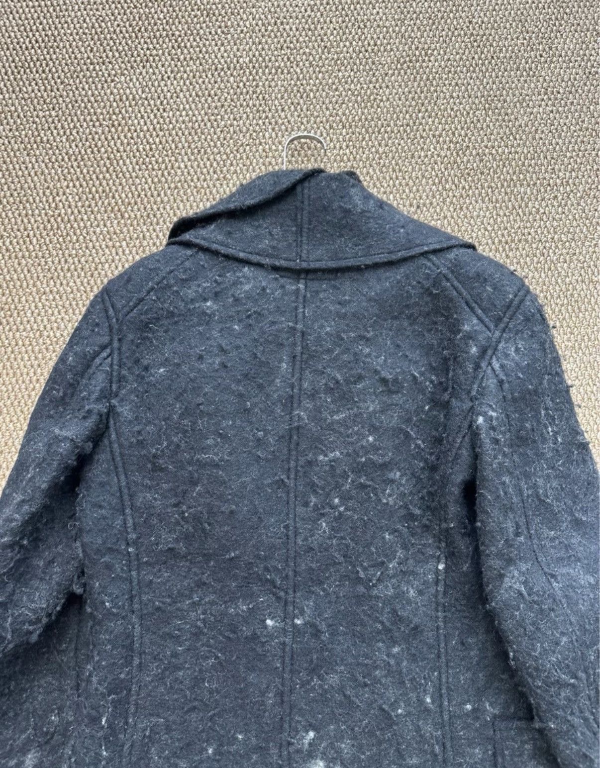 Comme des Garcons Comme des Garçons Dark Grey Distressed Wool Jacket K23 Size US S / EU 44-46 / 1 - 9 Thumbnail