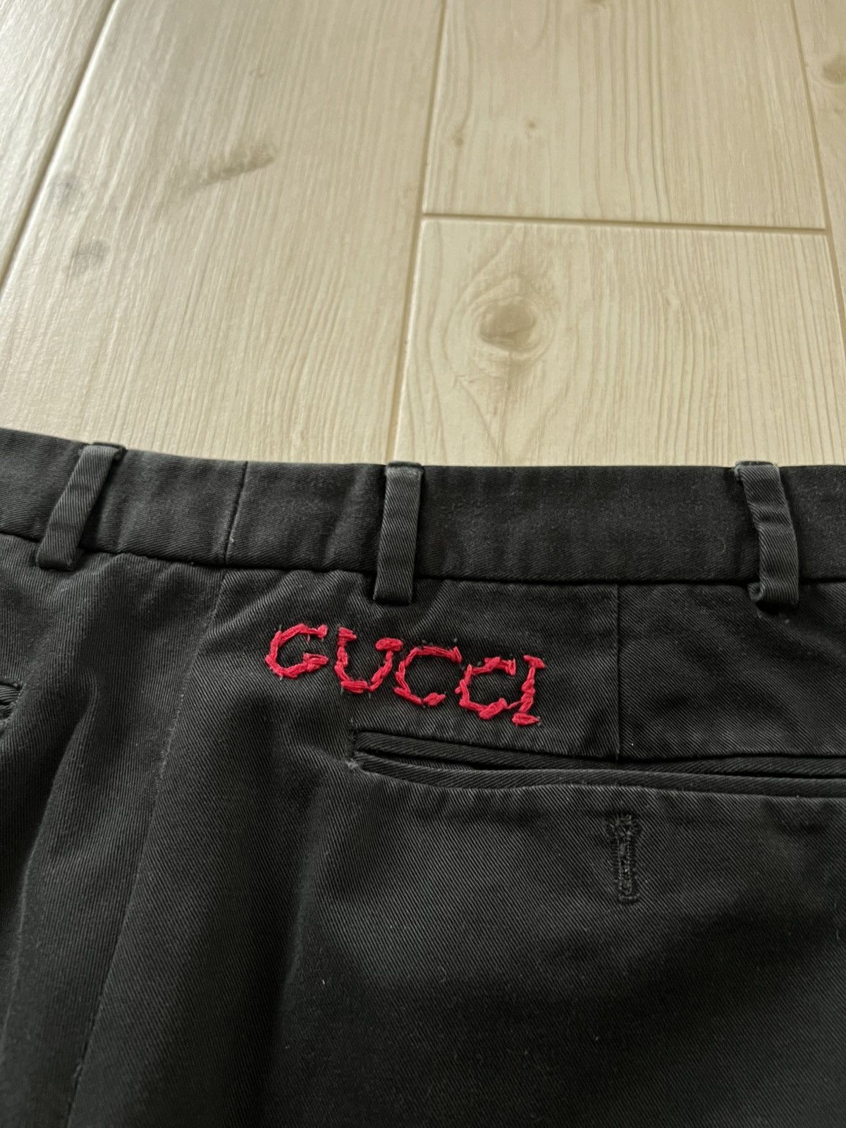 Gucci Gucci Pants Trousers Black Cotton Size US 28 / EU 44 - 8 Thumbnail