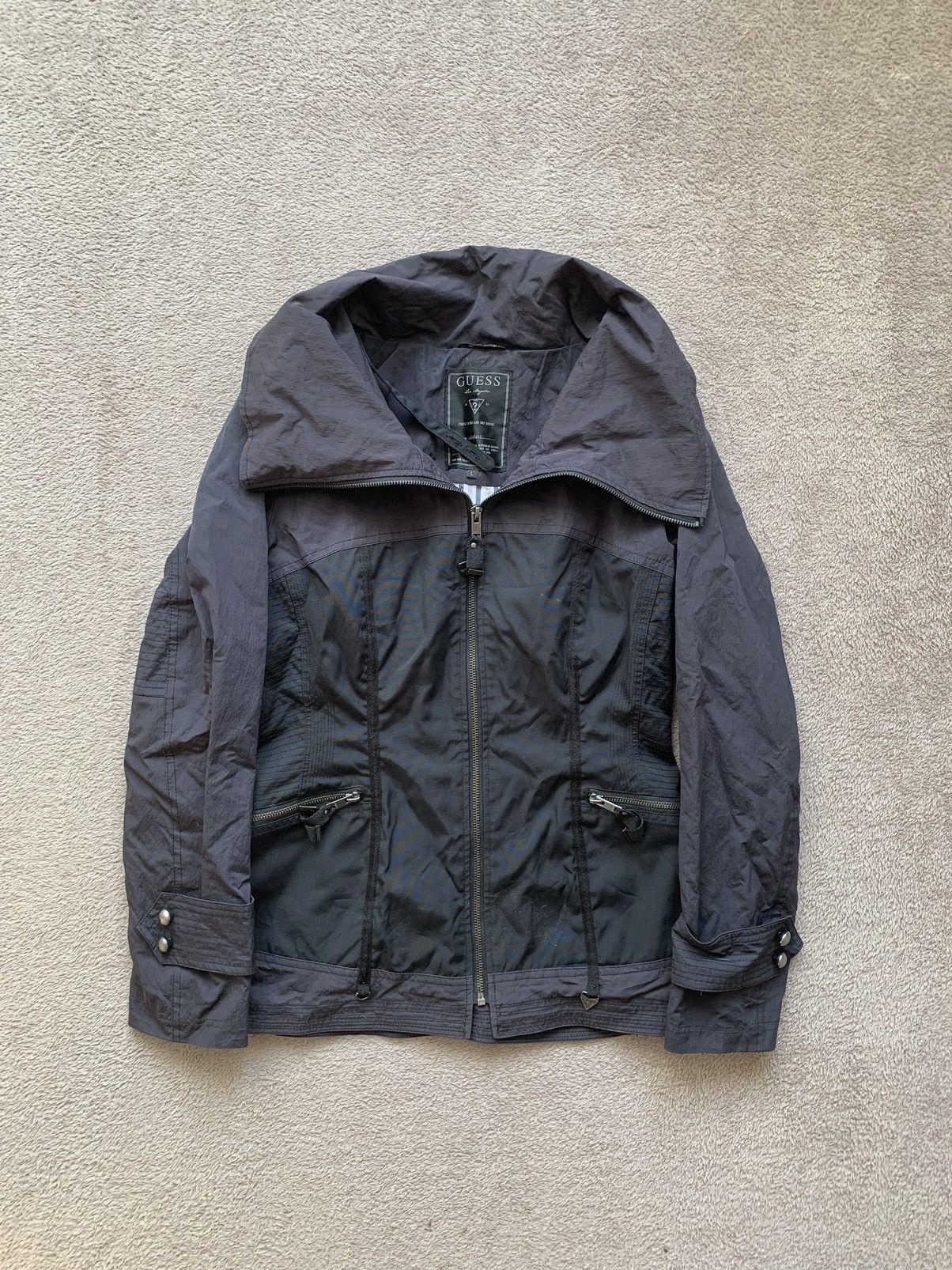Guess Y2K Guess vintage Nylon Jacket Size L / US 10 / IT 46 - 2 Thumbnail