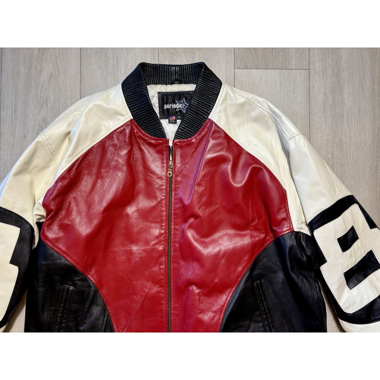 Other David Puddy Seinfeld Style 8 Ball Leather Jacket VTG 3XL Size US XXL / EU 58 / 5 - 5 Thumbnail