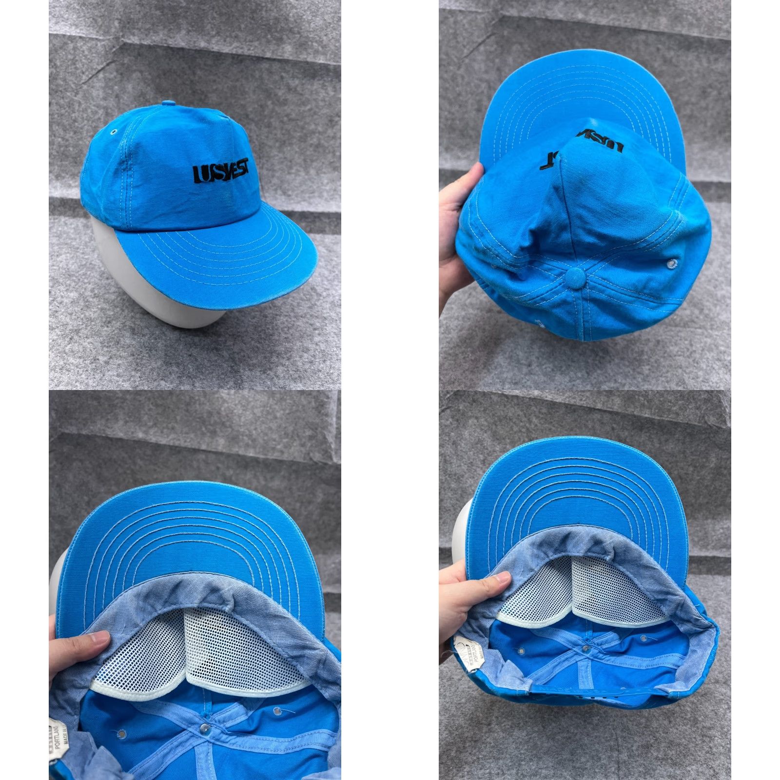 Vintage VINTAGE OwnCo Hat Cap Snapback One Size Blue Outdoor Logo Telephone Service Company Men Adjustable Lightweight Hat Cap Mens Size ONE SIZE - 8 Thumbnail