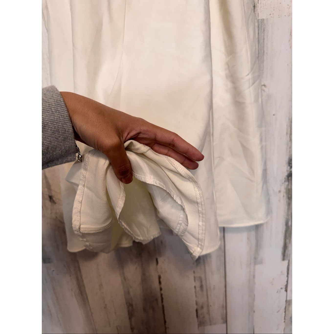 Other Ashley Stewart 16W Cream A-Line Midi Skirt w/ Lining – Elega Size 38" / US 16 / IT 52 - 8 Thumbnail