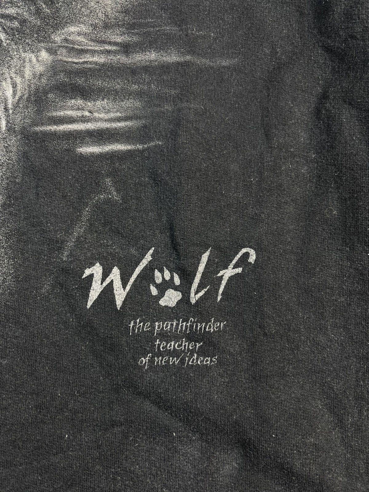 Vintage Vintage 90s Wolf Graphic Crewneck USA XL Size US XL / EU 56 / 4 - 10 Thumbnail