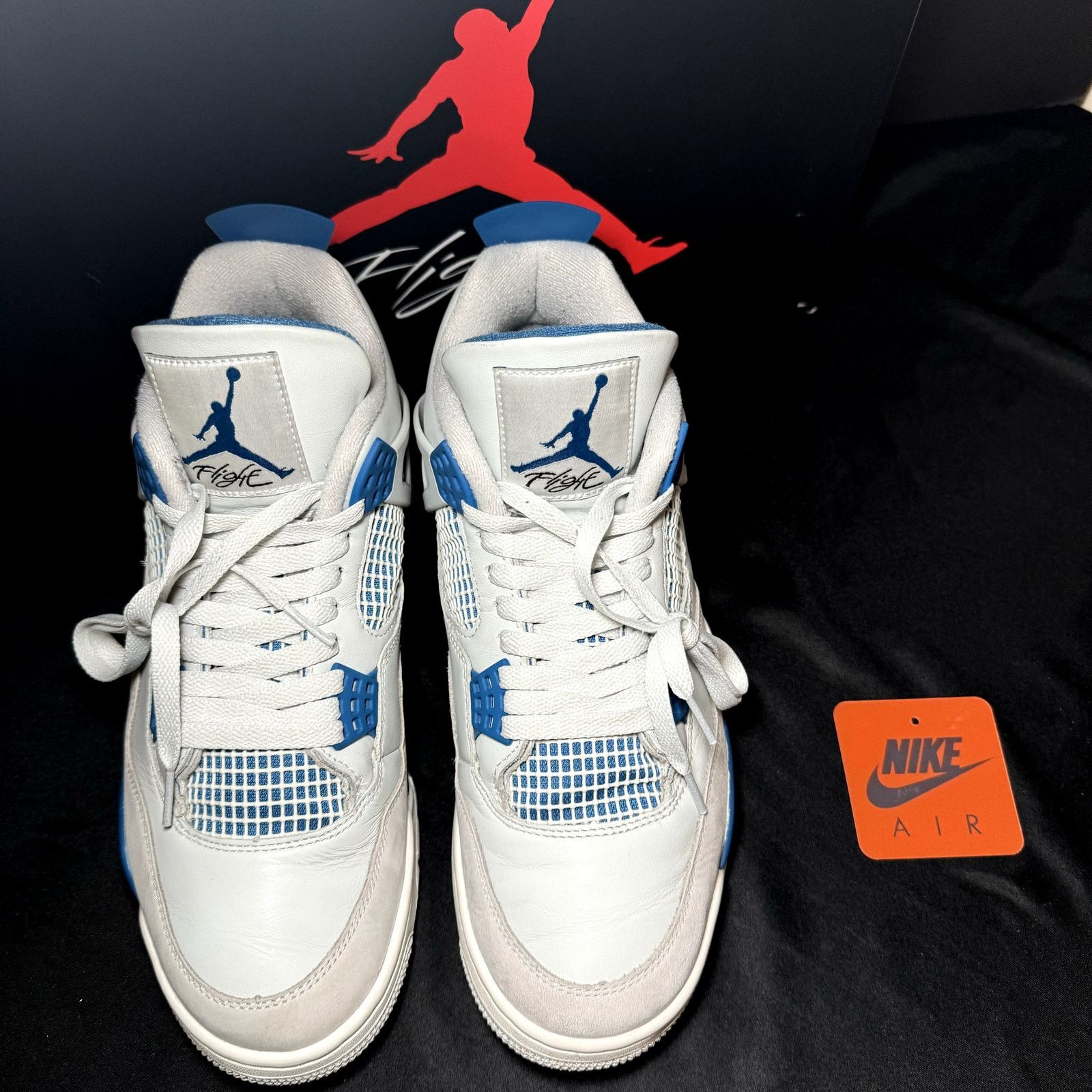 Jordan Brand × Nike Size 10.5 - Nike Air Jordan 4 Retro Military Blue 2024 Size US 10.5 / EU 43-44 - 4 Thumbnail