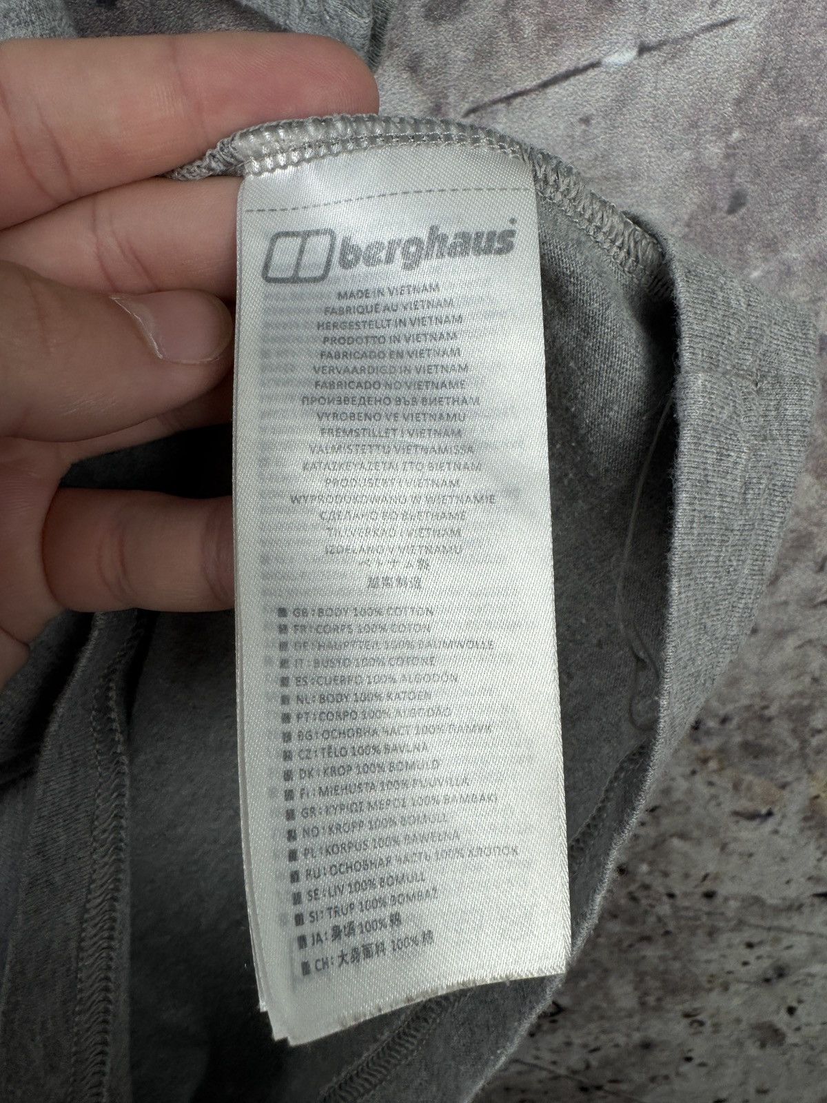 Berghaus Men’s Berghaus Grey T-Shirt Big Logo Streetwear Size Small Size US S / EU 44-46 / 1 - 10 Thumbnail