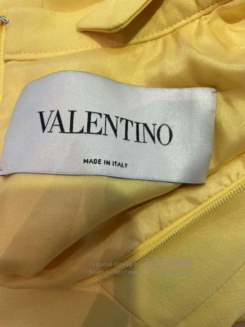 Valentino Valentino Lemon yellow sleeveless dress Size S / US 4 / IT 40 - 4 Thumbnail