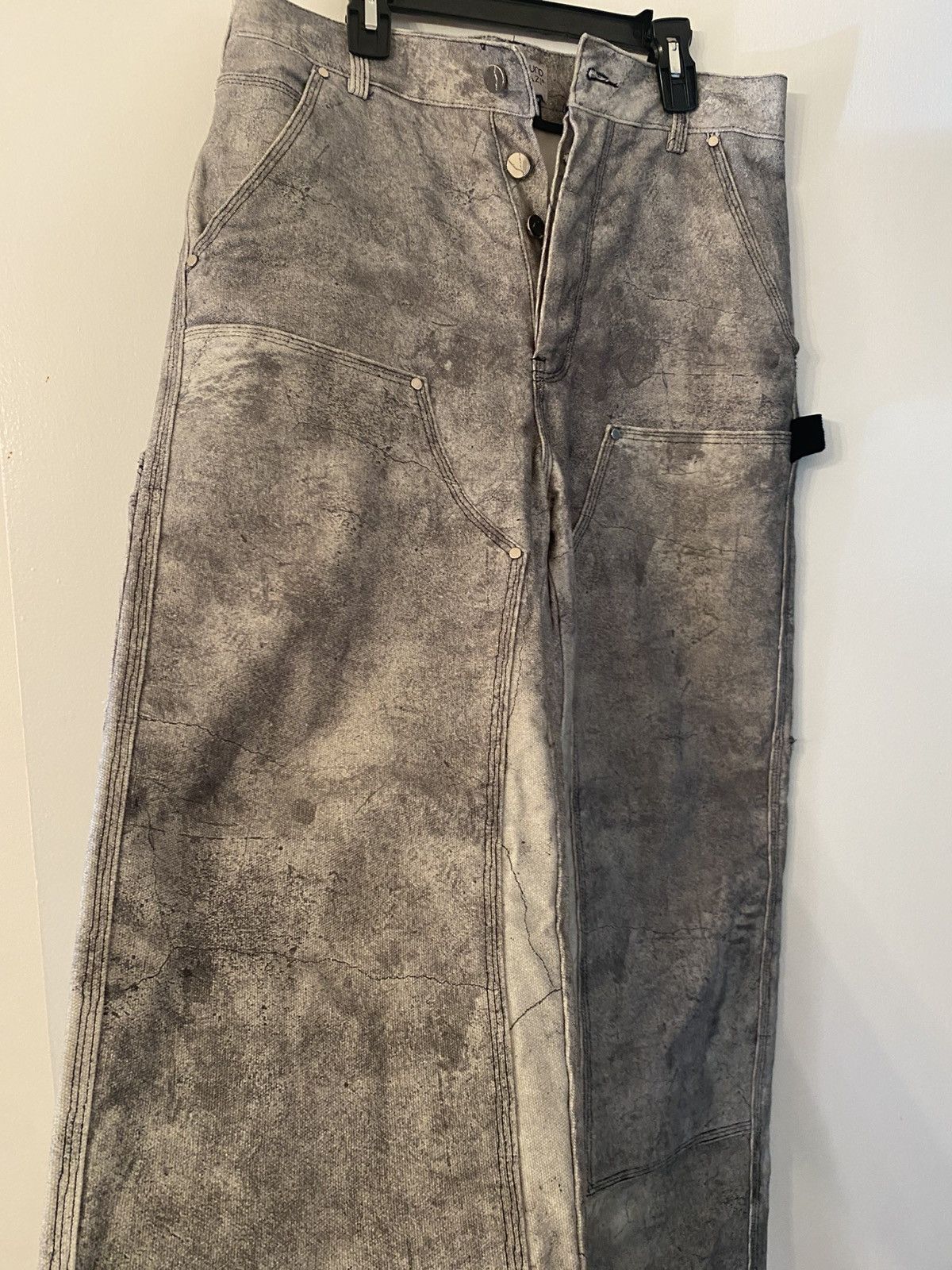 Fugazi × Unsound Rags Fugazi x Unsound Rags Concrete Trompe-l'œil Work Pant Size US 30 / EU 46 - 3 Thumbnail