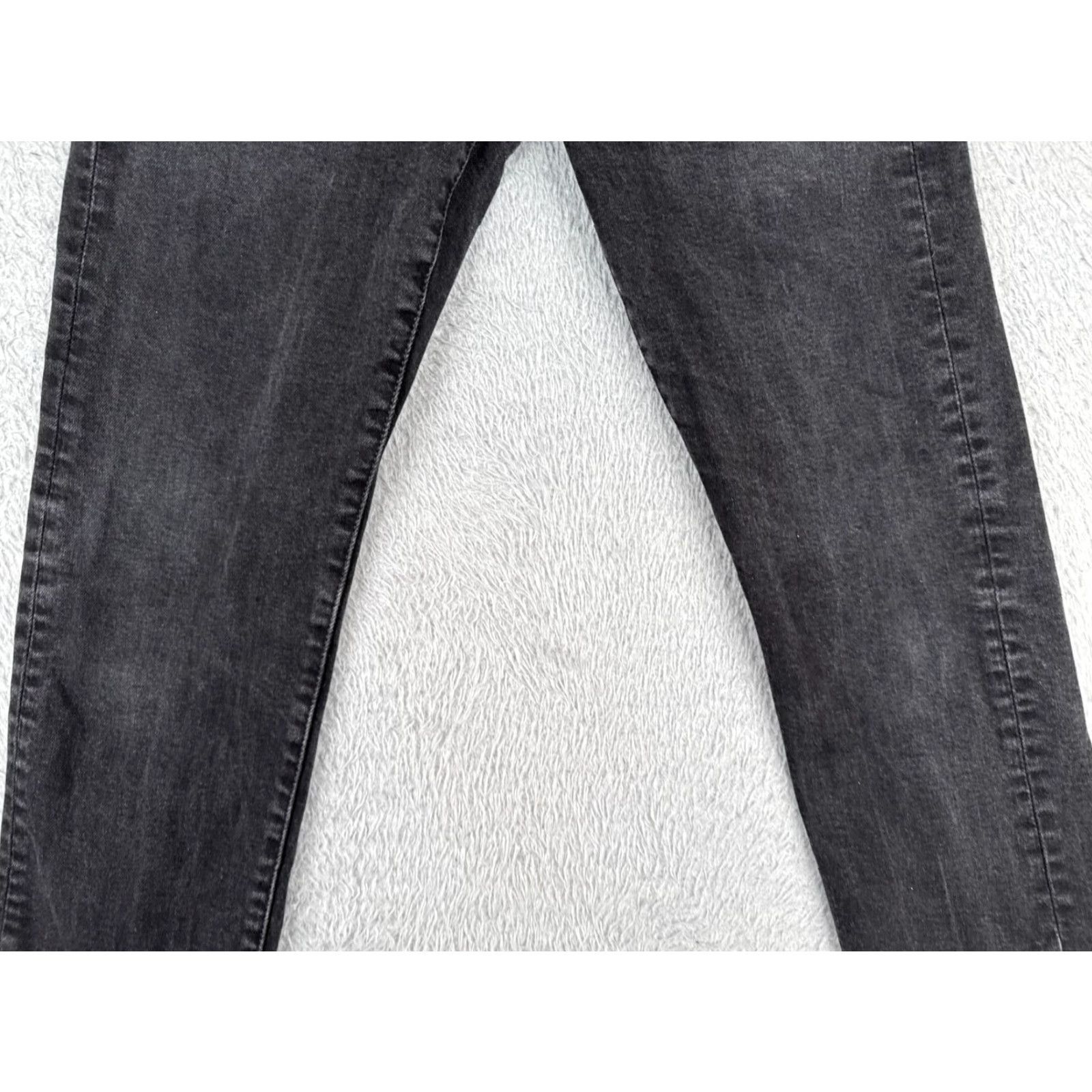 Levi's Levi's 502 Jeans Mens 30 Black Denim Straight Regular 5-Pocket Design Zip Inseam 27in Cotton Blend Vintage No Size US 30 / EU 46 - 3 Thumbnail