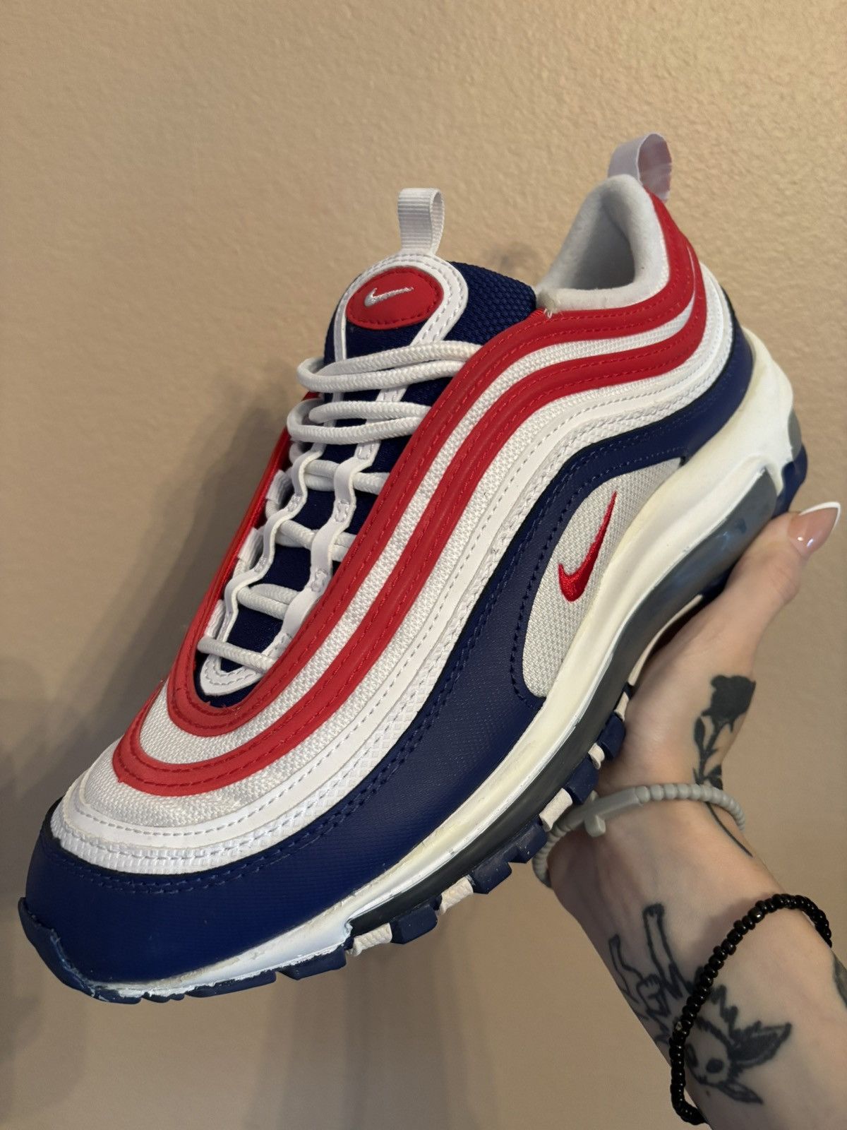 Nike Nike Air Max 97 GS 'USA' Size US 7 / EU 40 - 1 Thumbnail