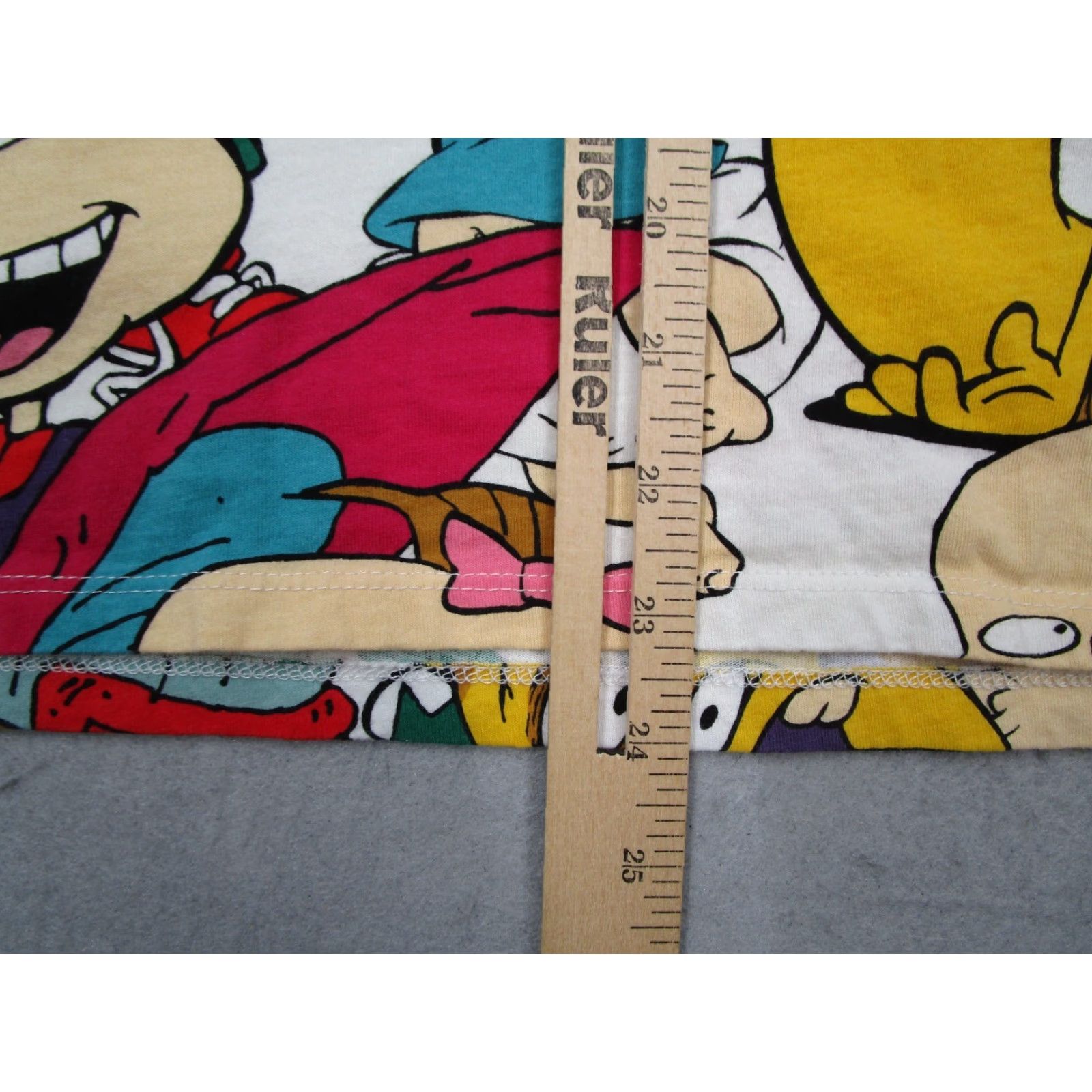 Nickelodeon Nickelodeon Shirt Women's 2X White Allover Print Rugrats Helga Chuckie Stimson Cartoon T-Shirt Size XXL / US 16-18 / IT 52-54 - 7 Thumbnail